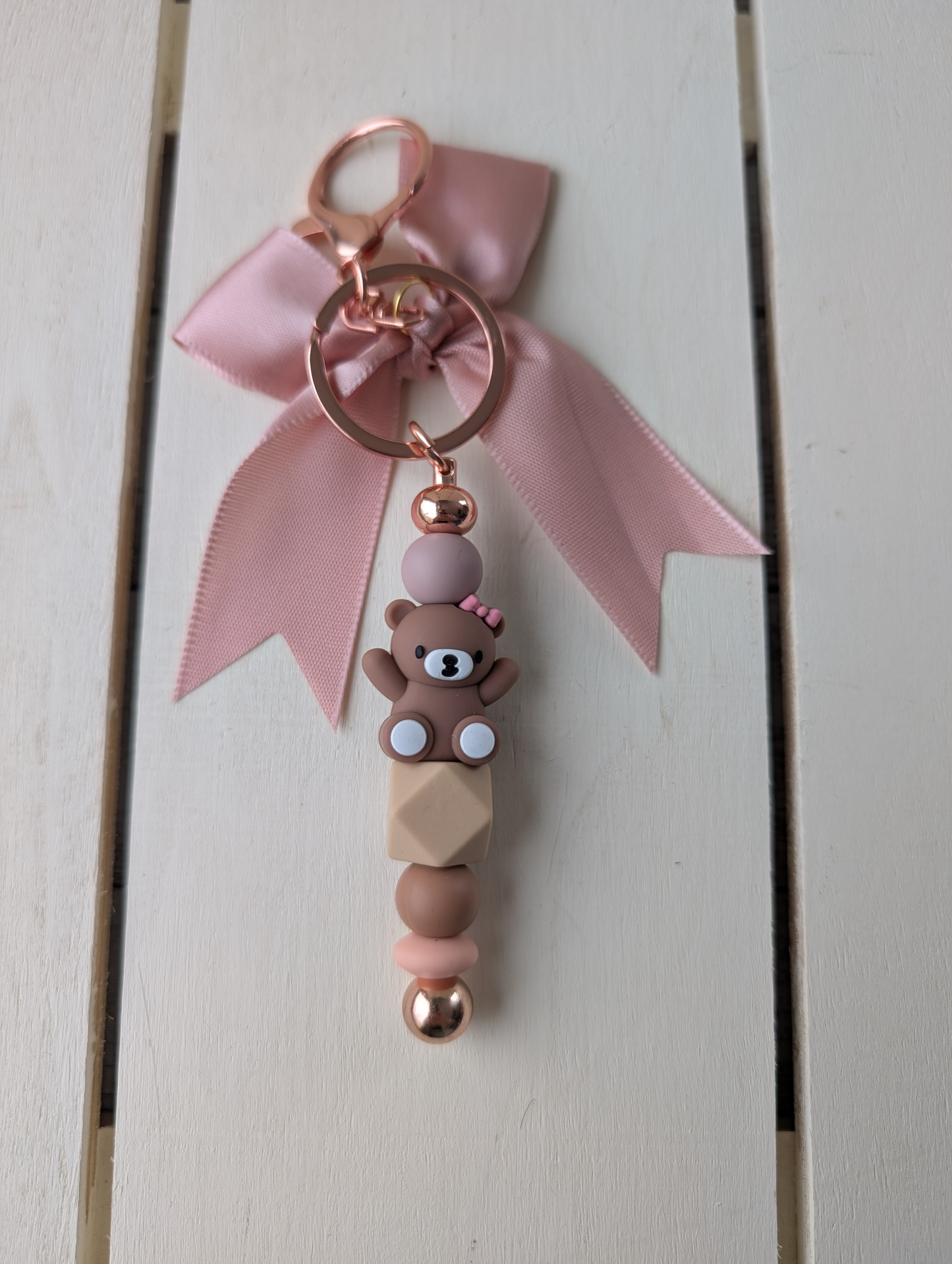 Teddy bear keychains (2 styles)