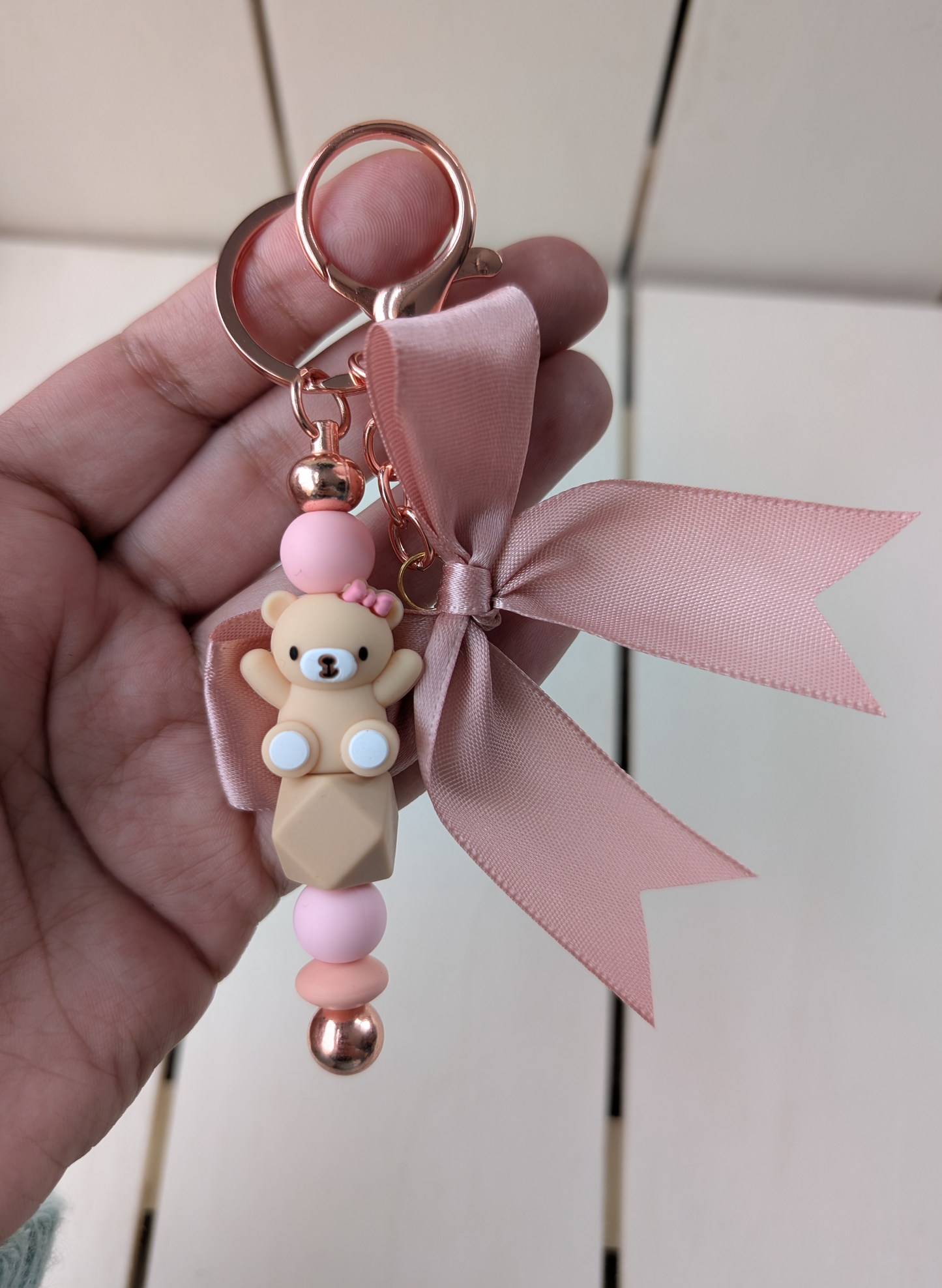 Teddy bear keychains (2 styles)